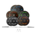 Olympic Bumper Weight Plate Stacks