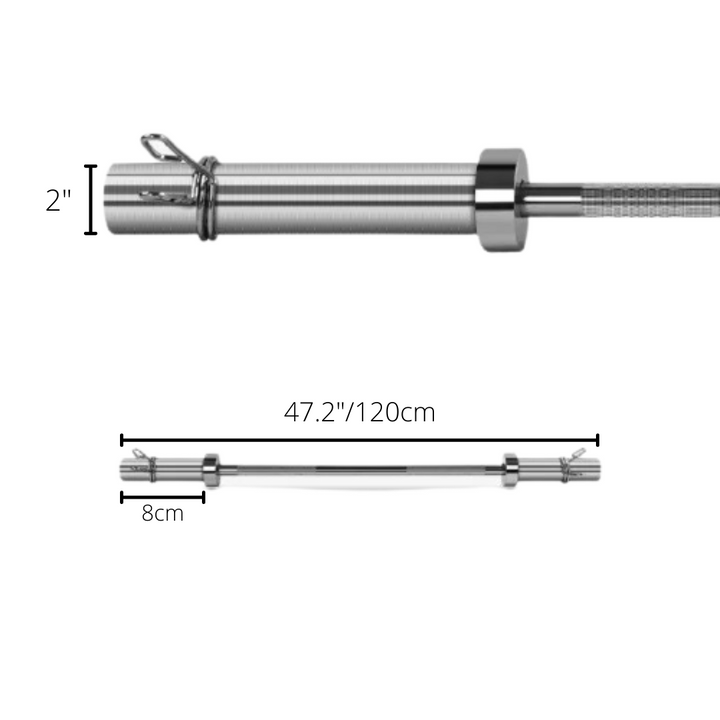 1.2m straight barbell Hajex (4)