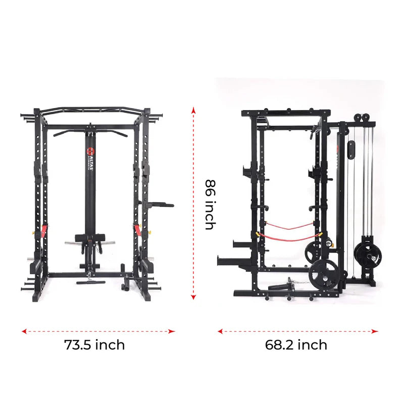 Altas Strength Light-commercial Equipment Squat Rack AL-3028