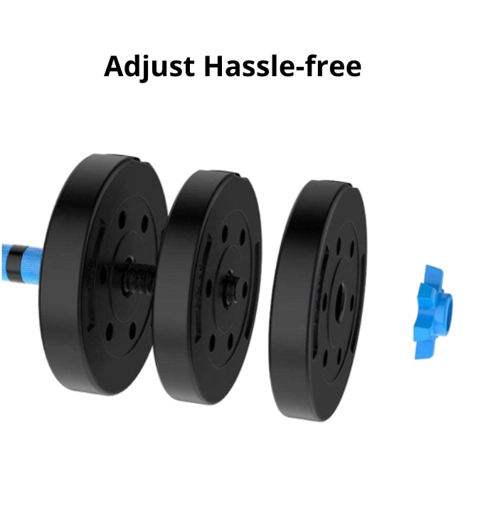 Adjustable Dumbbells Blue (3)