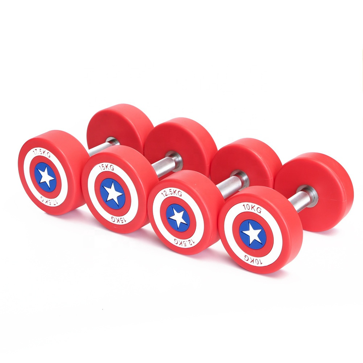 Captain America dumbbell