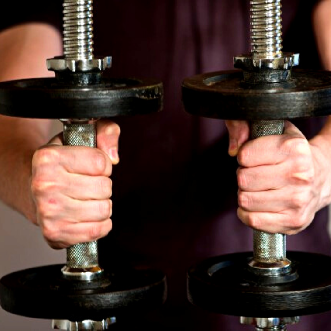 Dumbbell Bars in Hand