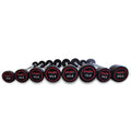 HAJEX fixed weight barbells - straight and EZ curl bars with rubber-coated round heads