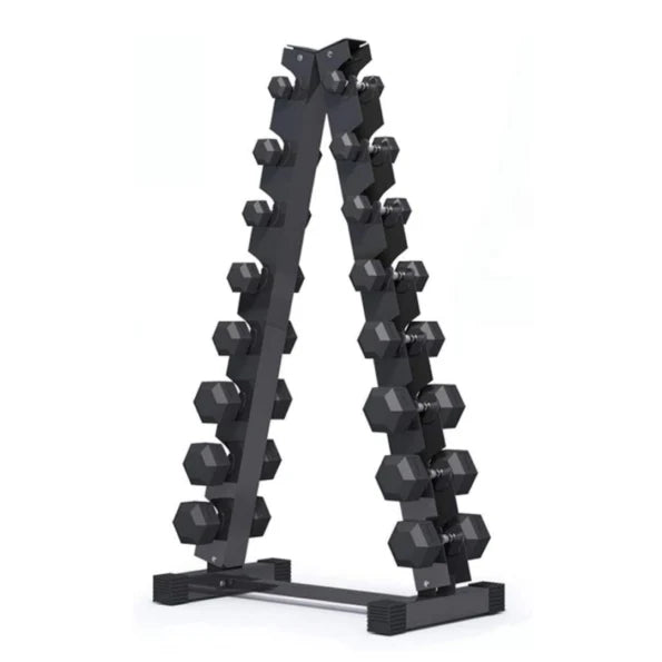 Haltères hexagonaux en caoutchouc au Canada (2,5 à 120 LB)