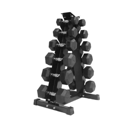 Haltères hexagonaux en caoutchouc au Canada (2,5 à 120 LB)