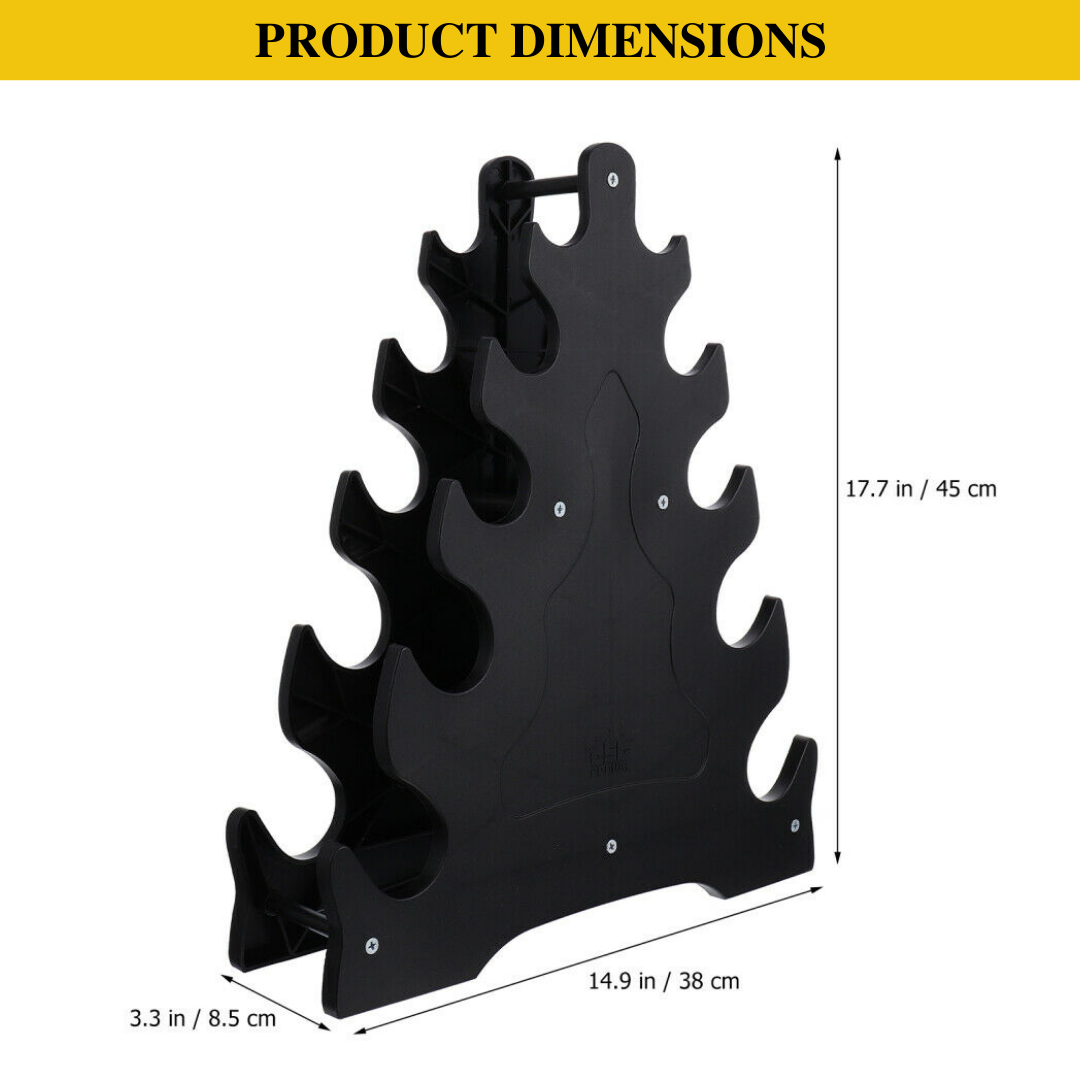 HAJEX Mini NEO Dumbbell Tree Plastic Vertical 5 Tier Rack Stand