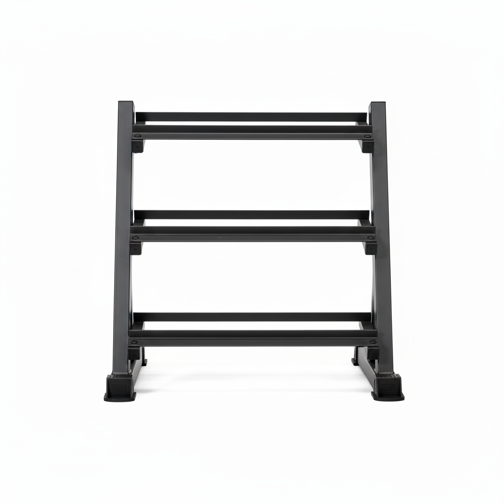 Supports d'haltères en acier verticaux et horizontaux (3, 6, 8, 10 niveaux)