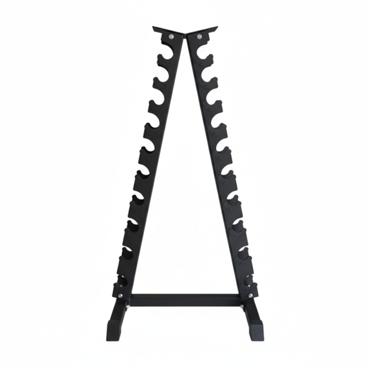 Supports d'haltères en acier verticaux et horizontaux (3, 6, 8, 10 niveaux)