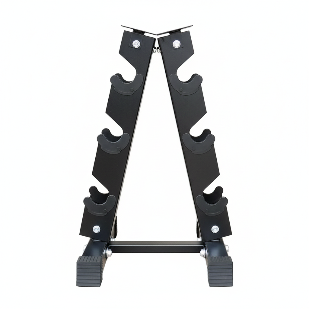Supports d'haltères en acier verticaux et horizontaux (3, 6, 8, 10 niveaux)