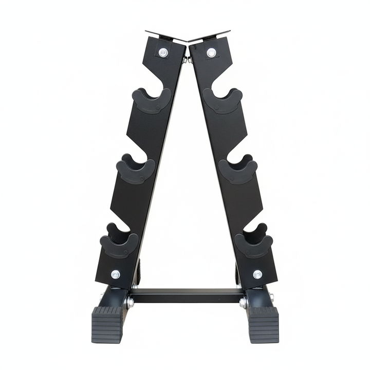 Supports d'haltères en acier verticaux et horizontaux (3, 6, 8, 10 niveaux)