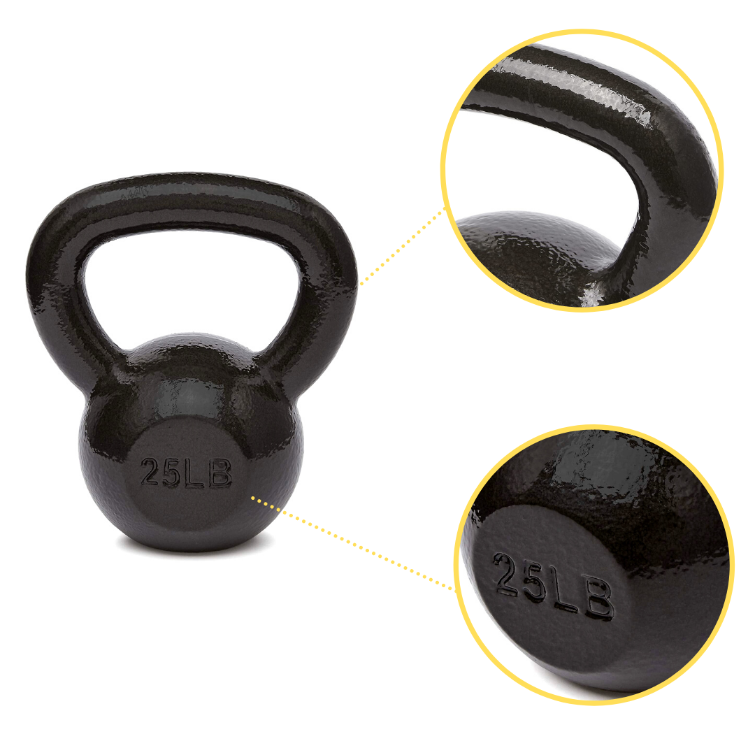 Kettlebell 25lb cat iron