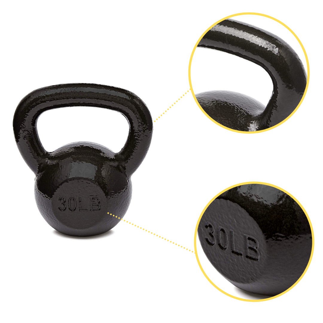 Kettlebell 30lb cast iron