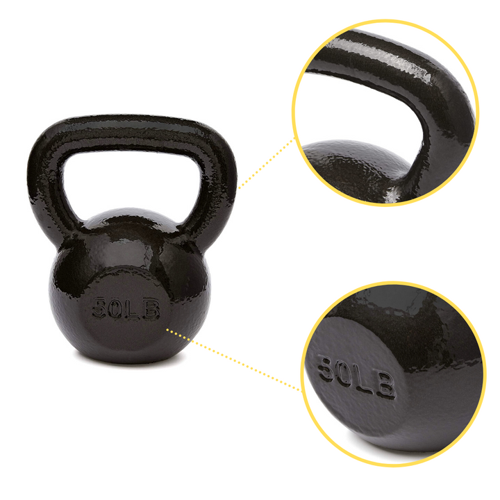 Kettlebell 50lb cast iron