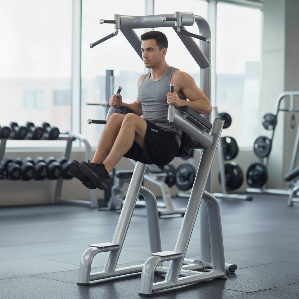 Machine à genoux et à tirer vers le haut, 460 LB, commerciale 