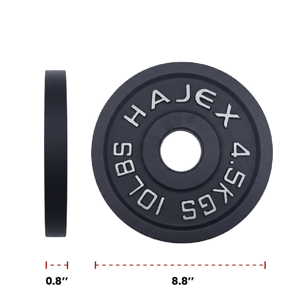 Cast Iron Weight Plates - Standard, Olympic in LBs, KGs