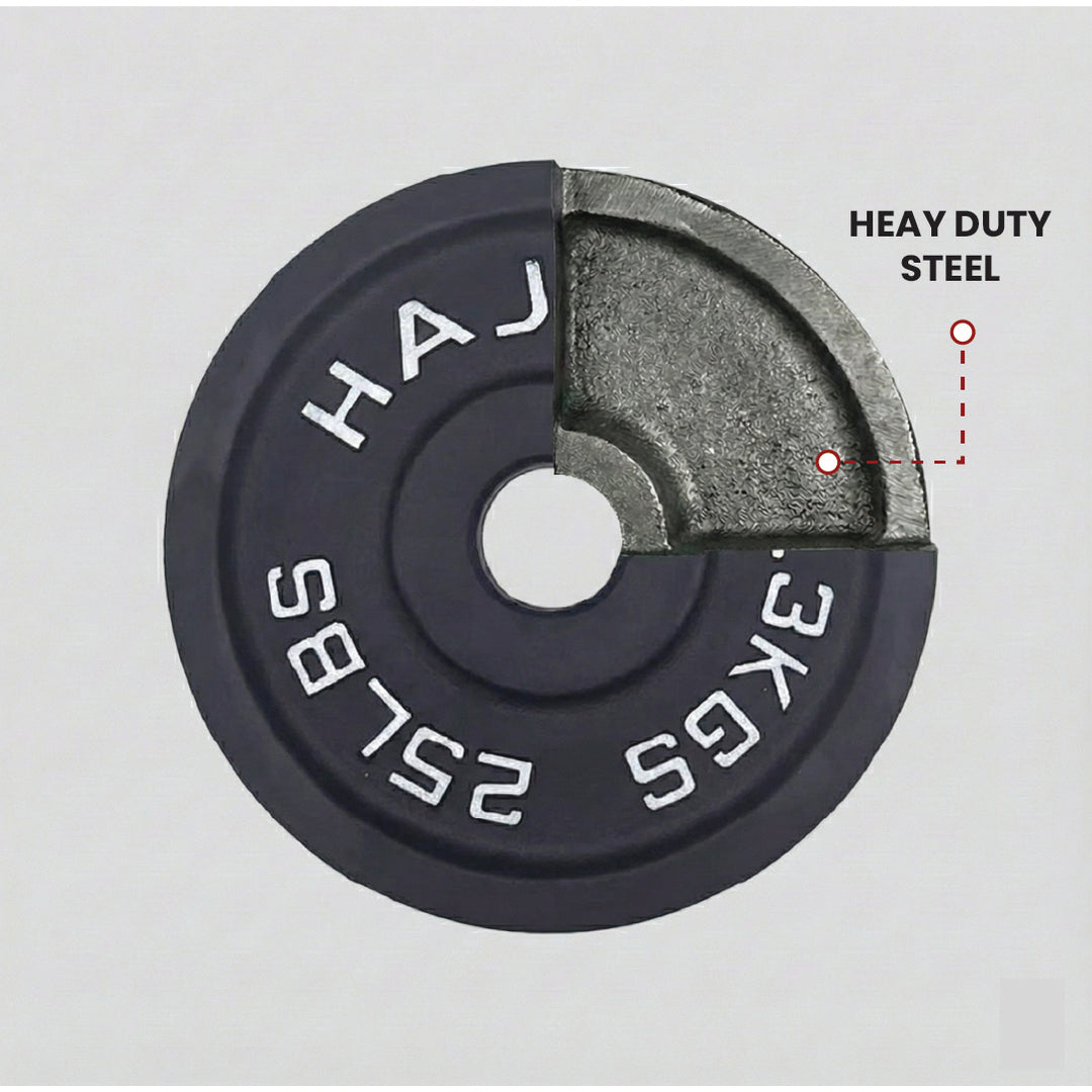 Cast Iron Weight Plates - Standard, Olympic in LBs, KGs