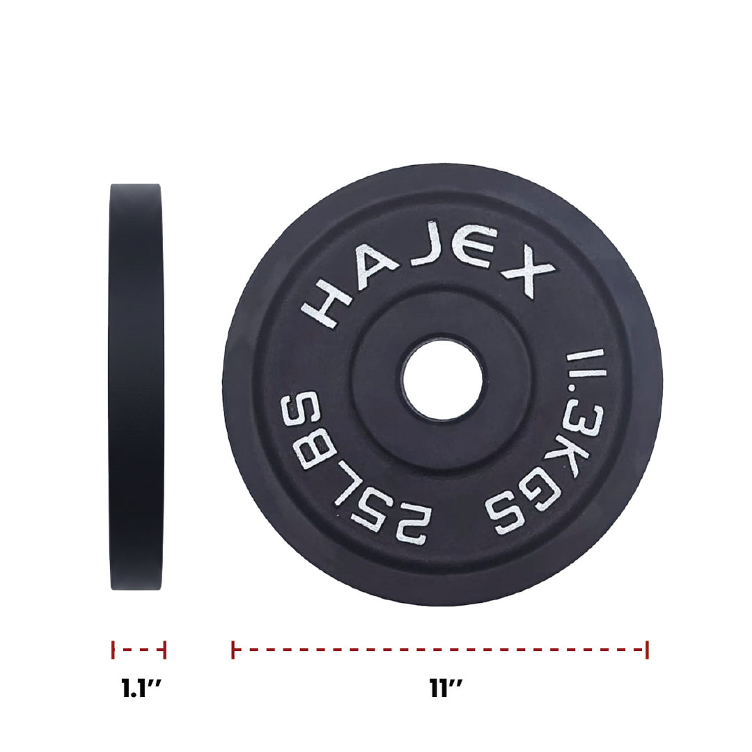 Cast Iron Weight Plates - Standard, Olympic in LBs, KGs