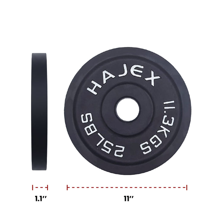 Cast Iron Weight Plates - Standard, Olympic in LBs, KGs