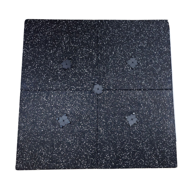 HAJEX Hard Floor Mats for Gym - Pack of 6