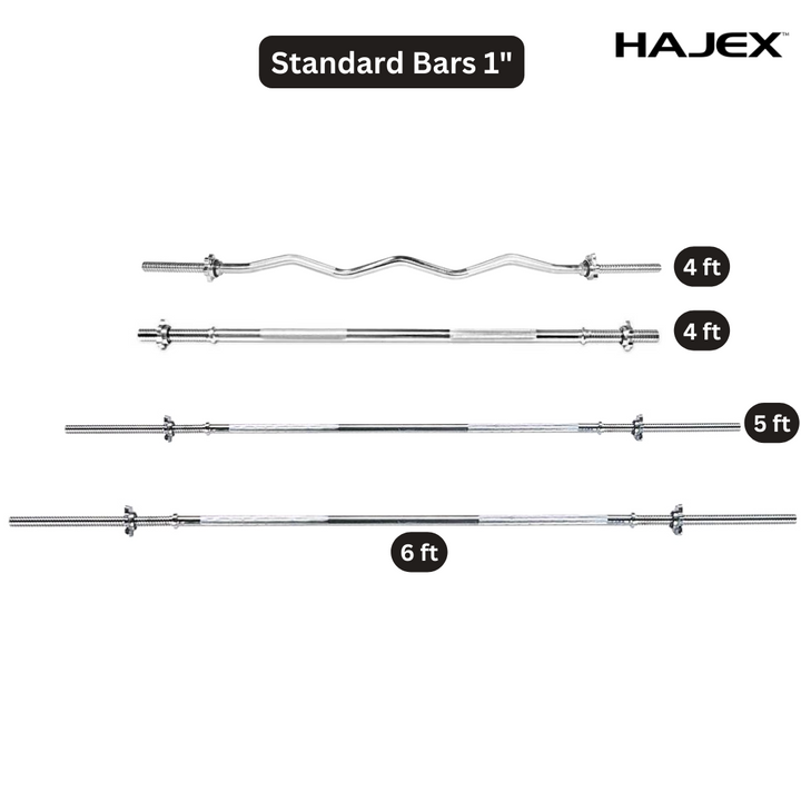 barbell bars 1 inch