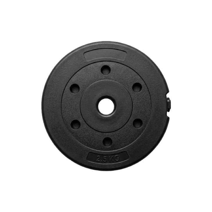 Plaques de poids standard en PVC en kg 1 pouce (trou de 1 pouce)