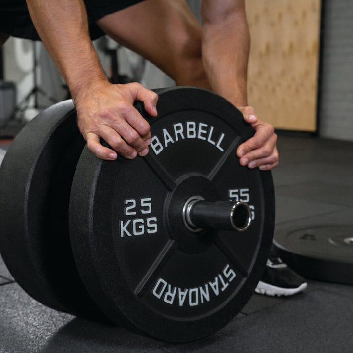 Plaques de poids en fonte – Standard et olympique en LB et KG