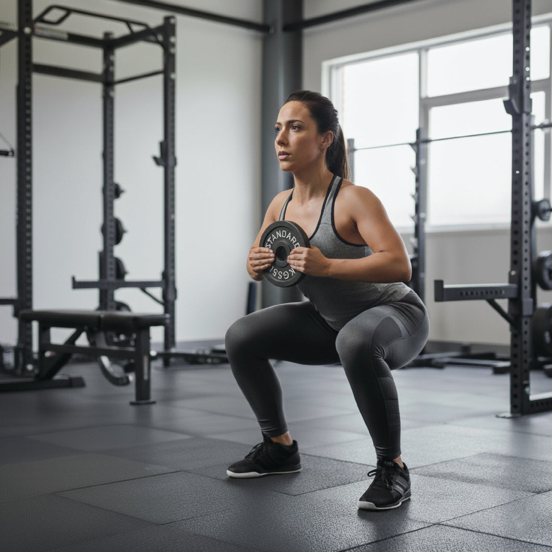 Plaques de poids en fonte – Standard et olympique en LB et KG