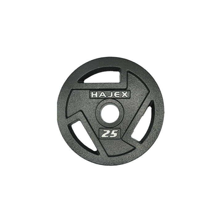 Plaques de poids en fonte HAJEX Tri Grip