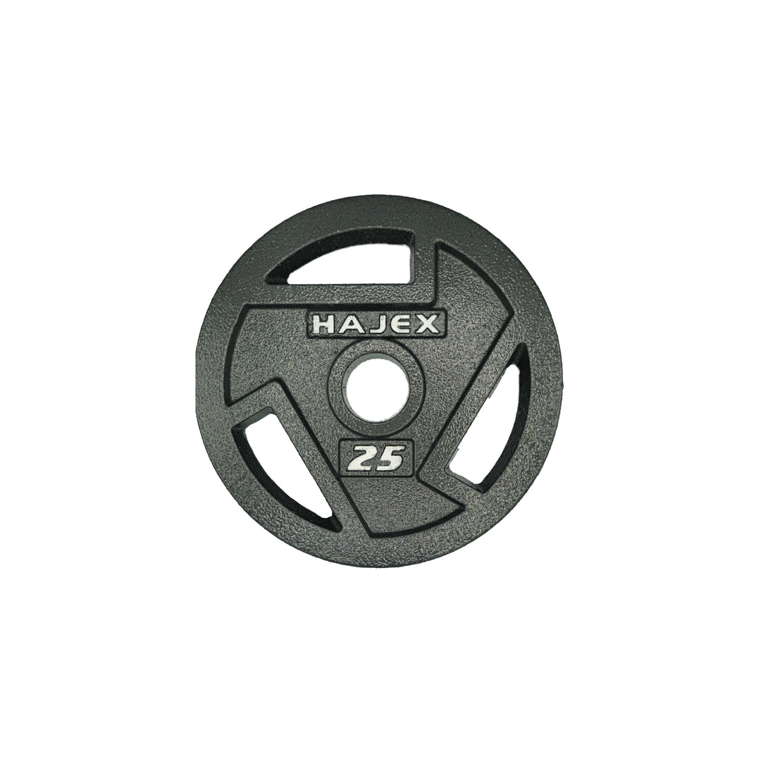 Plaques de poids en fonte HAJEX Tri Grip
