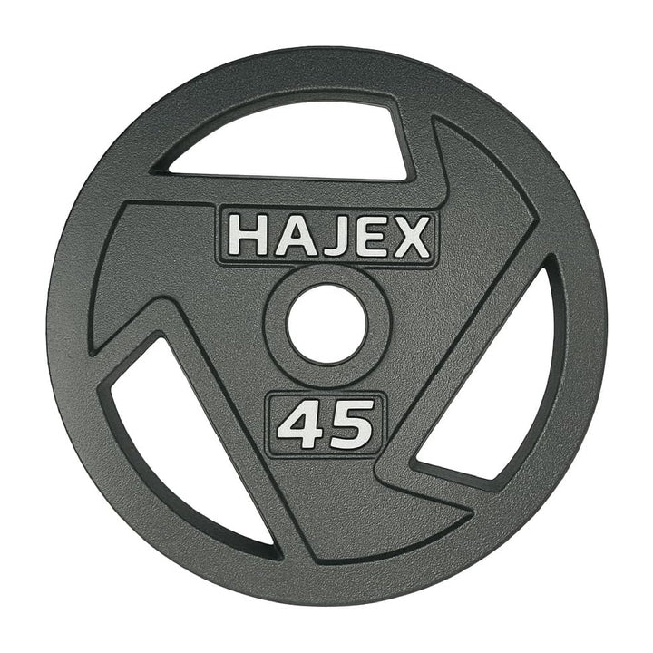 Plaques de poids en fonte HAJEX Tri Grip