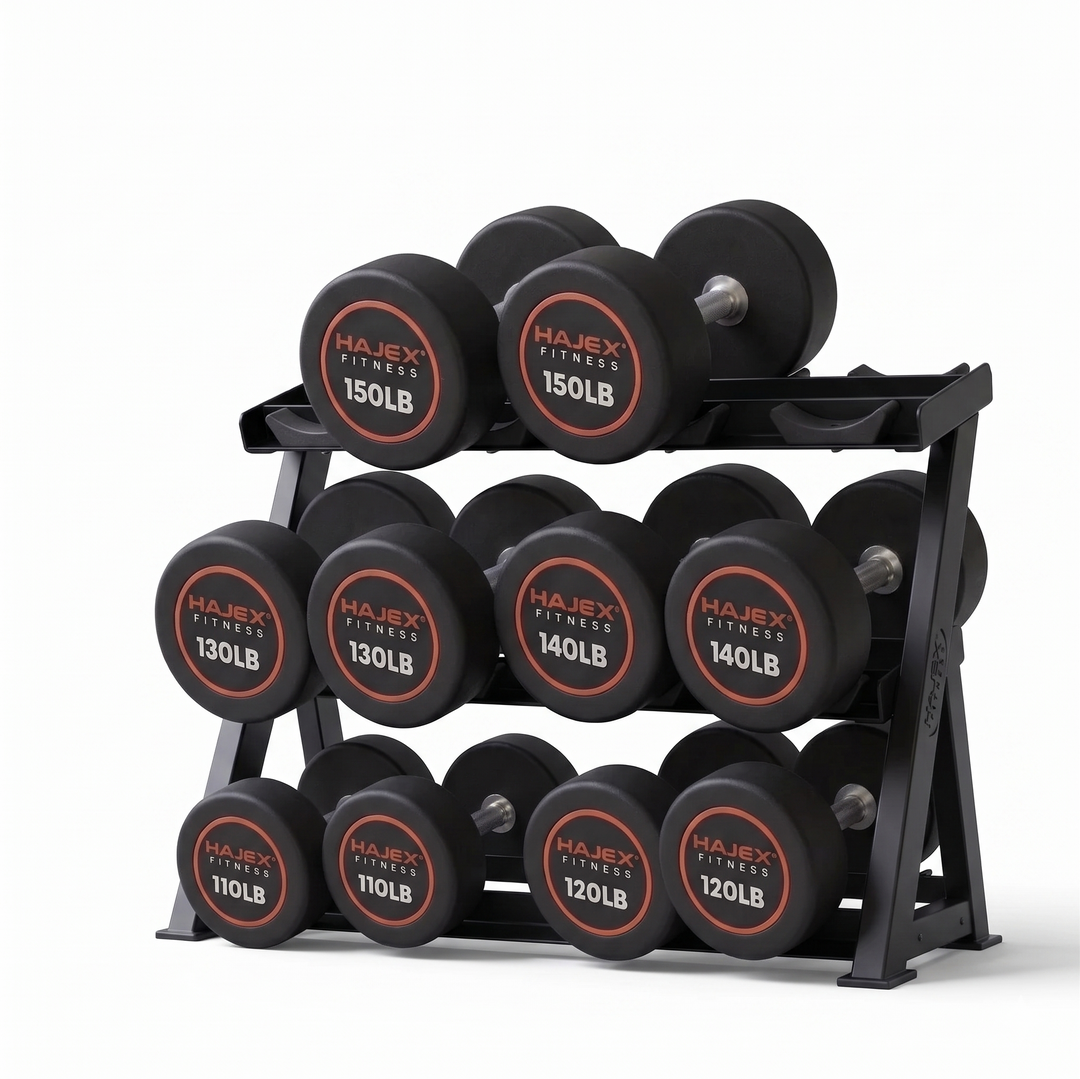 Ensemble d'haltères ronds HAJEX de 5 à 50 LB