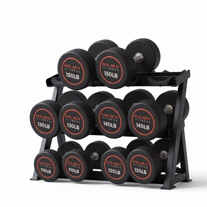 Ensemble d'haltères ronds HAJEX de 5 à 50 LB