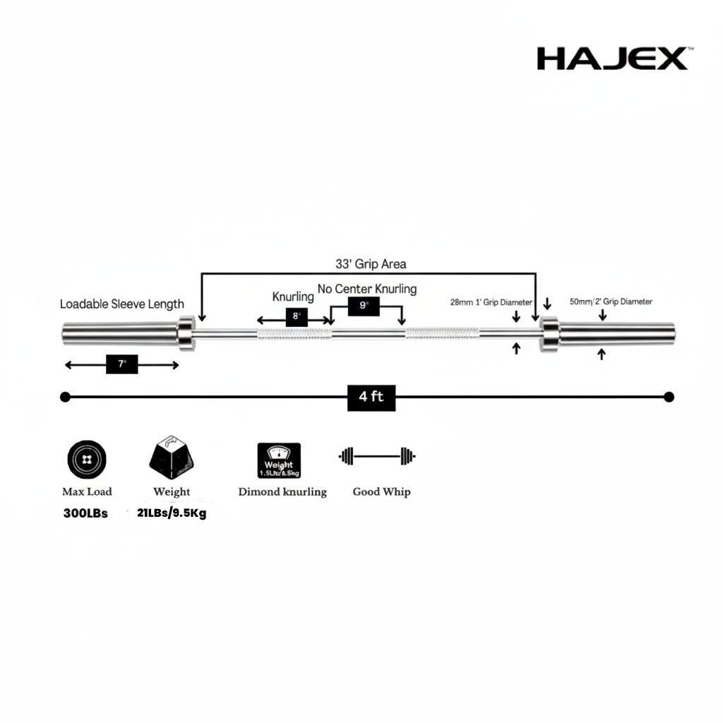 Barres d'haltères HAJEX