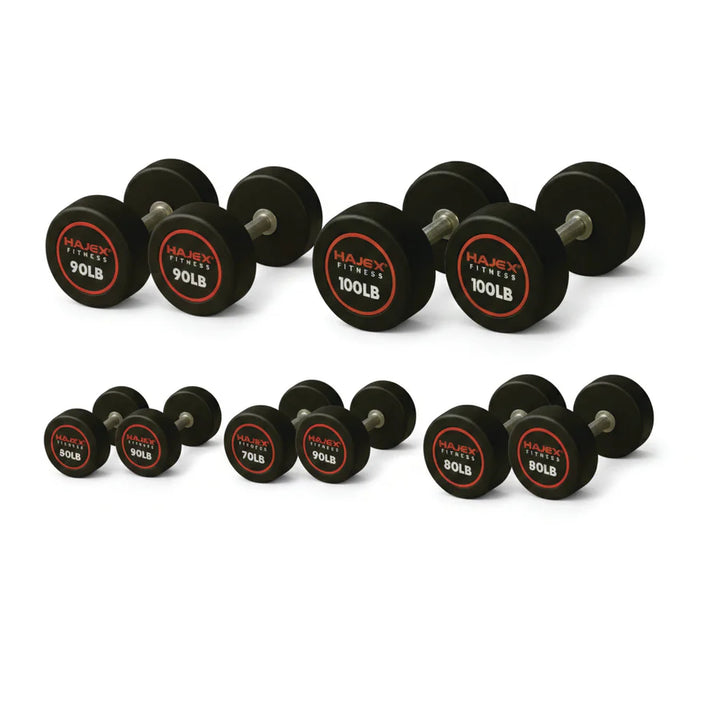 Ensemble d'haltères ronds HAJEX de 5 à 50 LB