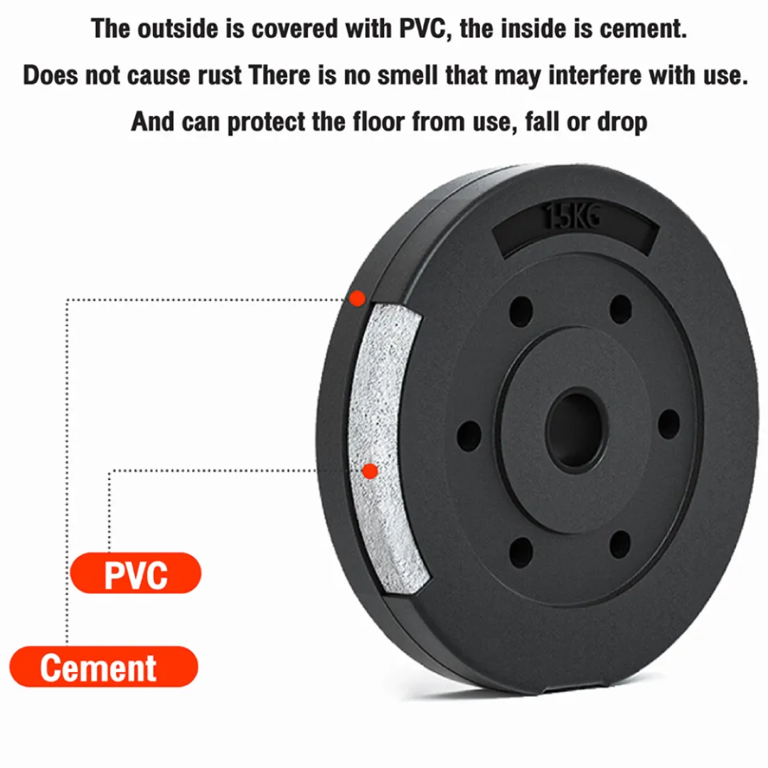 Standard & Olympic PVC Weight Plates in KG