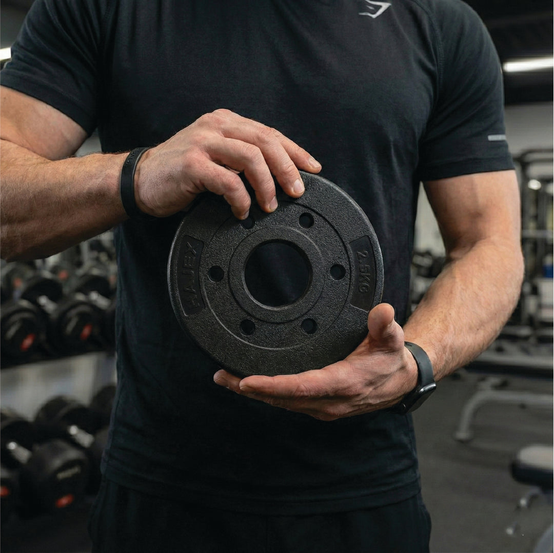 Plaques de poids standard en PVC en kg 1 pouce (trou de 1 pouce)