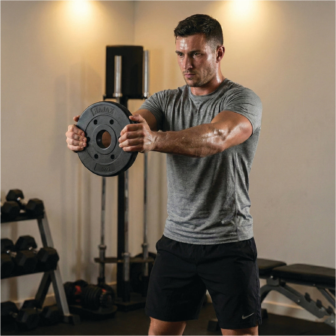 Plaques de poids standard en PVC en kg 1 pouce (trou de 1 pouce)