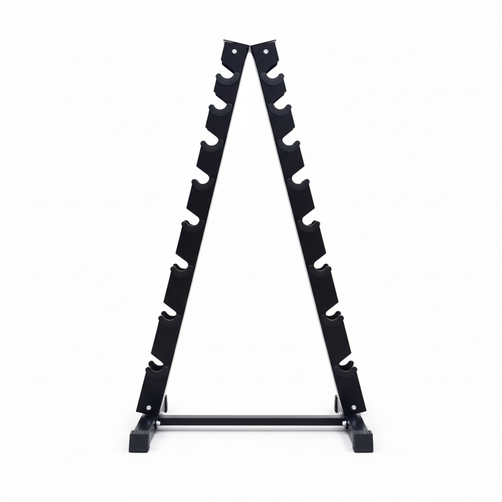 Supports d'haltères en acier verticaux et horizontaux (3, 6, 8, 10 niveaux)
