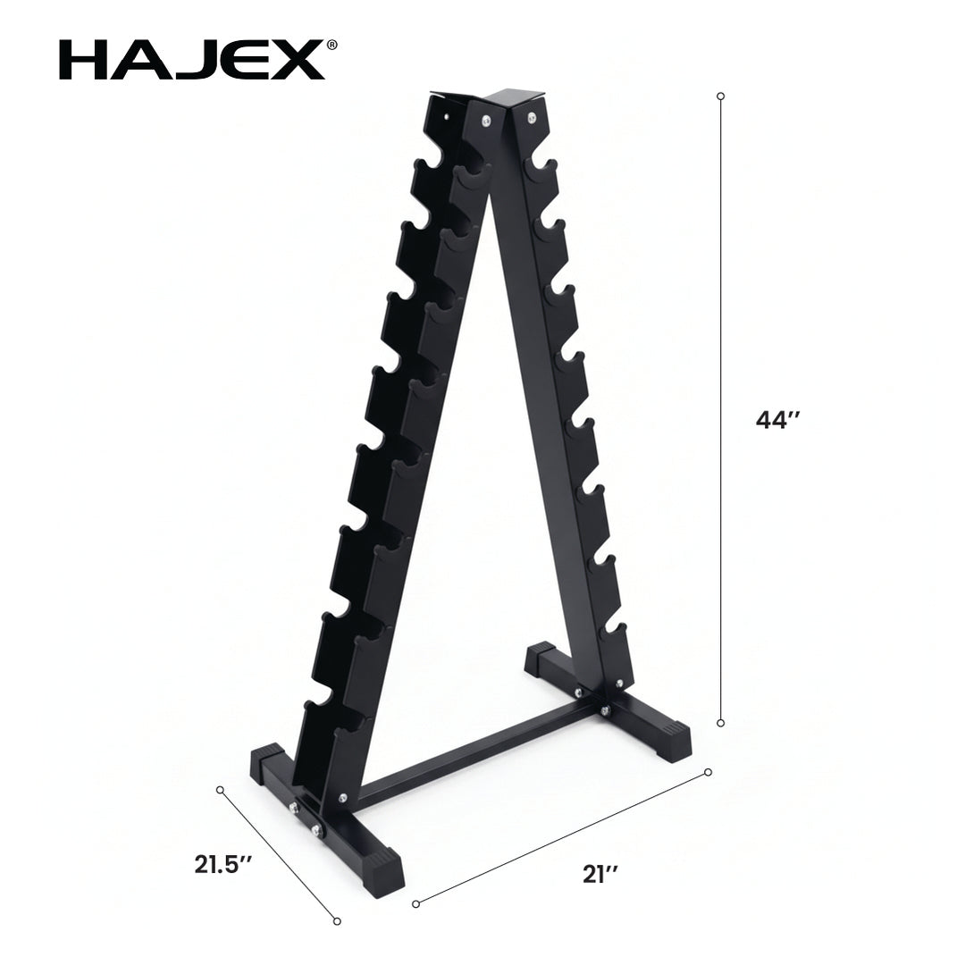 Supports d'haltères en acier verticaux et horizontaux (3, 6, 8, 10 niveaux)
