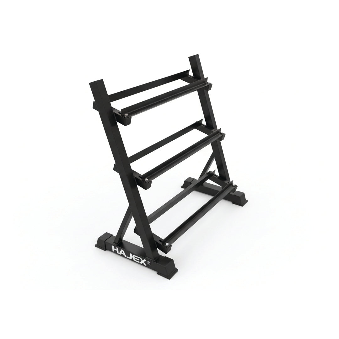 Supports d'haltères en acier verticaux et horizontaux (3, 6, 8, 10 niveaux)