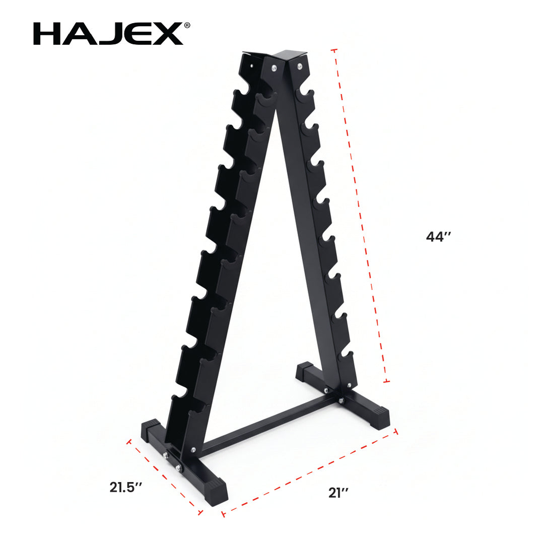 Supports d'haltères en acier verticaux et horizontaux (3, 6, 8, 10 niveaux)