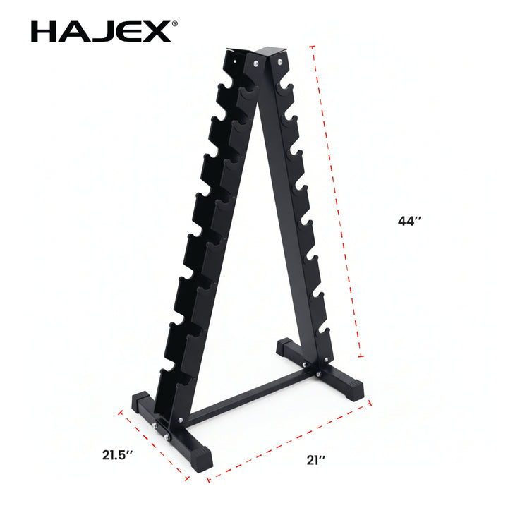 Supports d'haltères en acier verticaux et horizontaux (3, 6, 8, 10 niveaux)