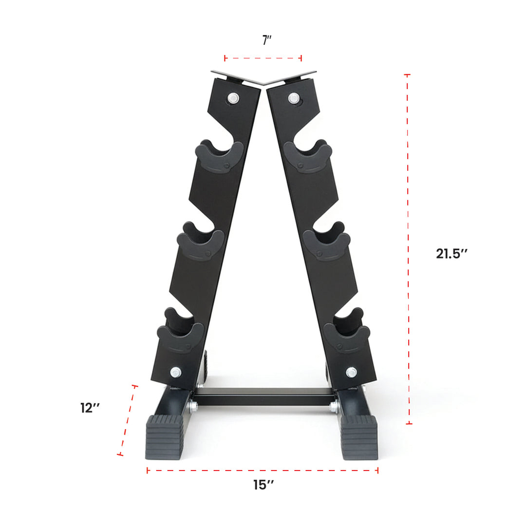 Supports d'haltères en acier verticaux et horizontaux (3, 6, 8, 10 niveaux)