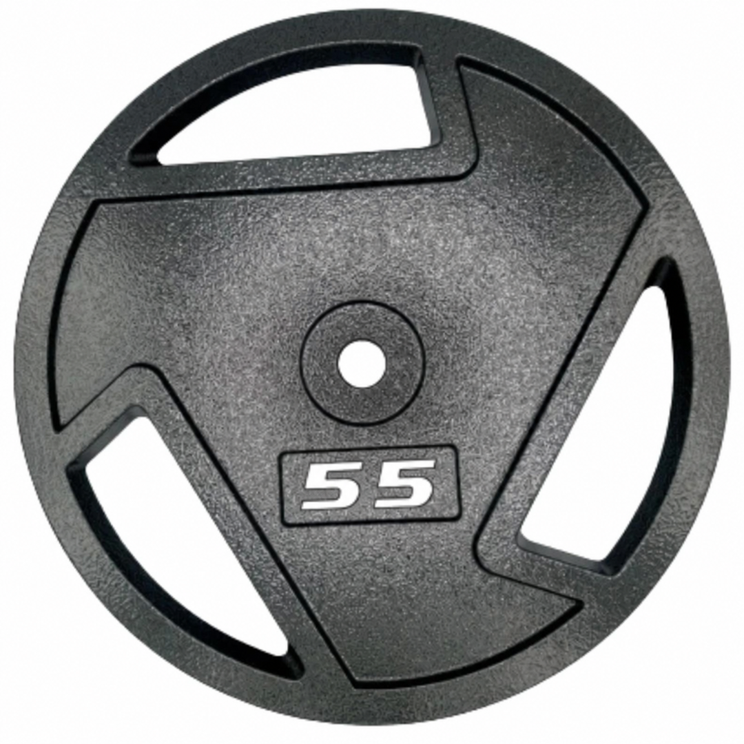 Plaques de poids en fonte HAJEX Tri Grip